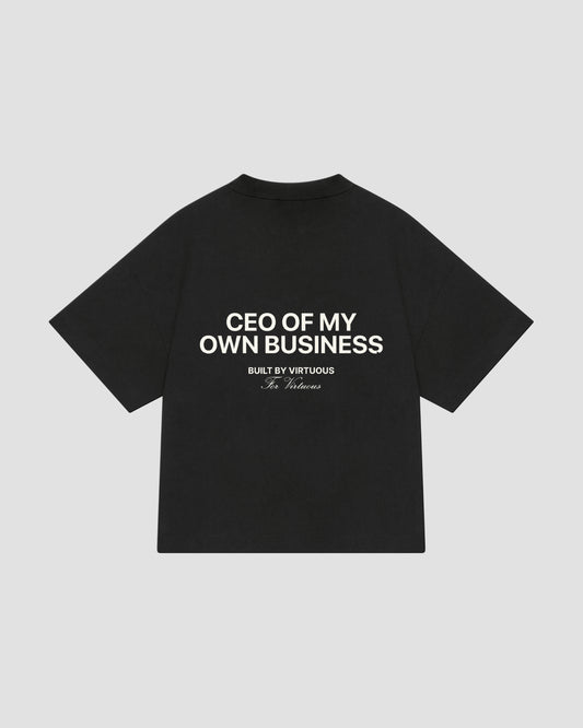 CEO OF MOB TEE - BLACK