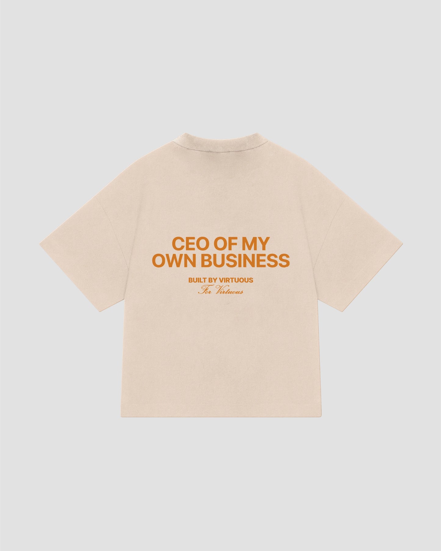 CEO OF MOB TEE - IVORY