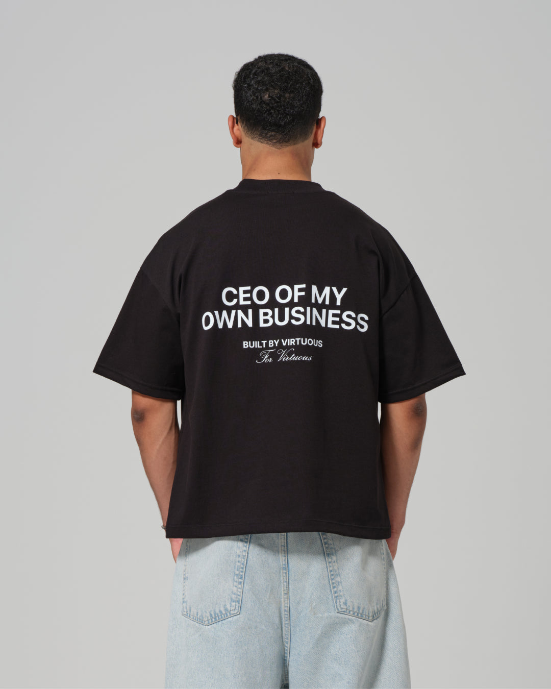 CEO OF MOB TEE - BLACK